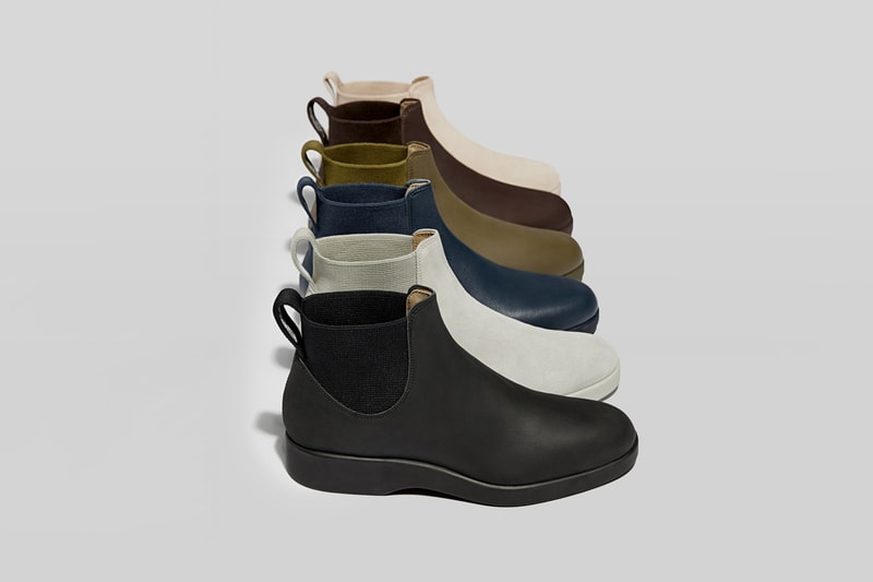 Marc Newson R.M. Williams The Yard Boot 365 Black Walnut Indigo Olive Quartz Off-White Suede Leather