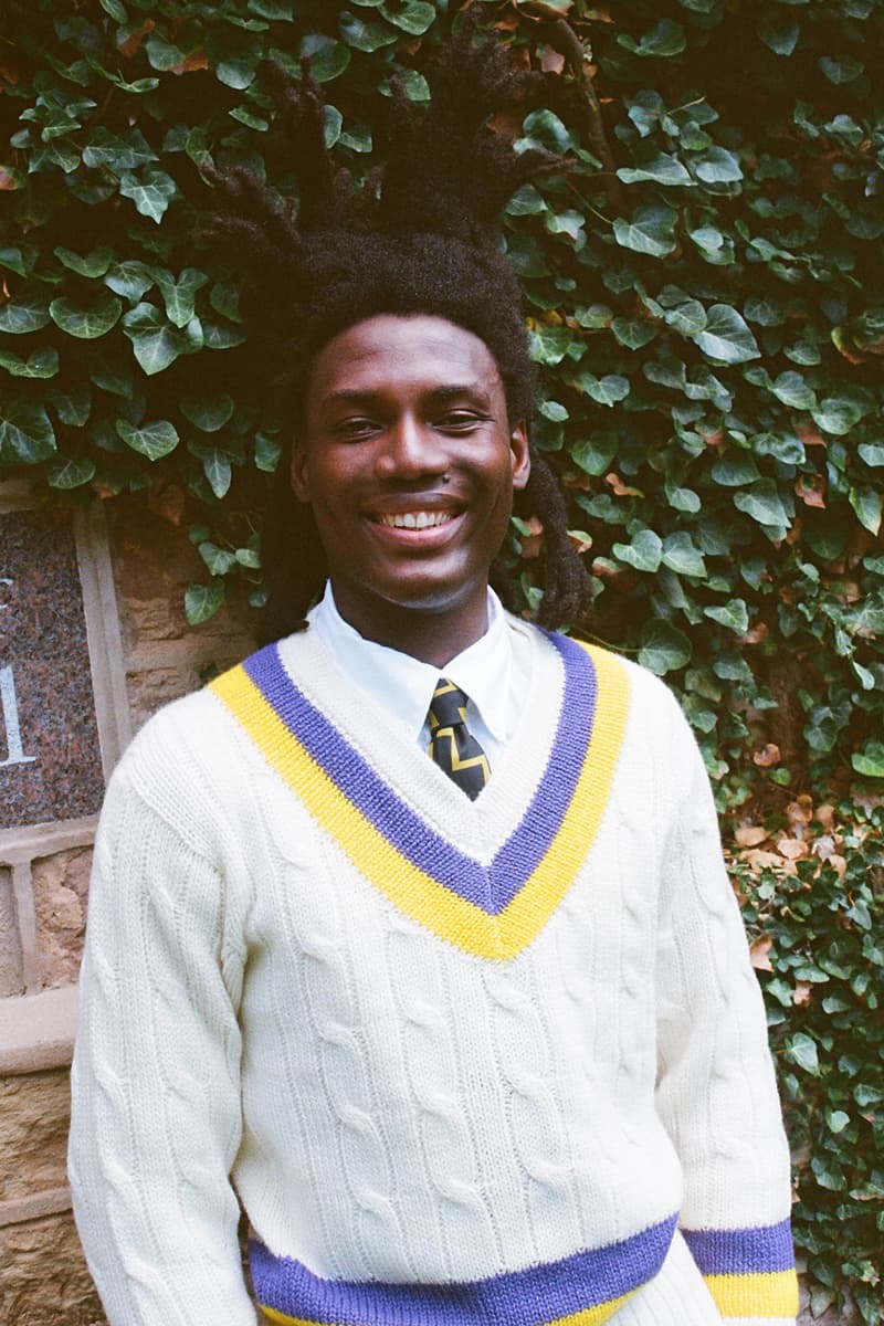 rowing blazers fall winter 2019 drop 2 collection lookbook release brooklyn williamsburg popup pop up shop rugbys blazers georgetown tee tshirt prep fw19 cricket cableknit sweaters post ivy collegiate theme