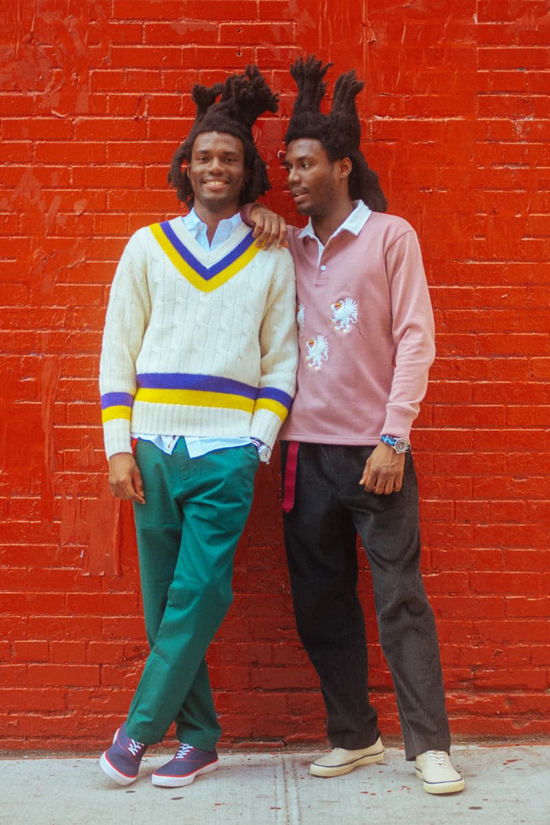 rowing blazers fall winter 2019 drop 2 collection lookbook release brooklyn williamsburg popup pop up shop rugbys blazers georgetown tee tshirt prep fw19 cricket cableknit sweaters post ivy collegiate theme