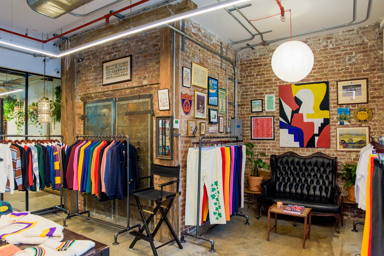 rowing blazers fall winter 2019 drop 2 collection lookbook release brooklyn williamsburg popup pop up shop rugbys blazers georgetown tee tshirt prep fw19 cricket cableknit sweaters post ivy collegiate theme