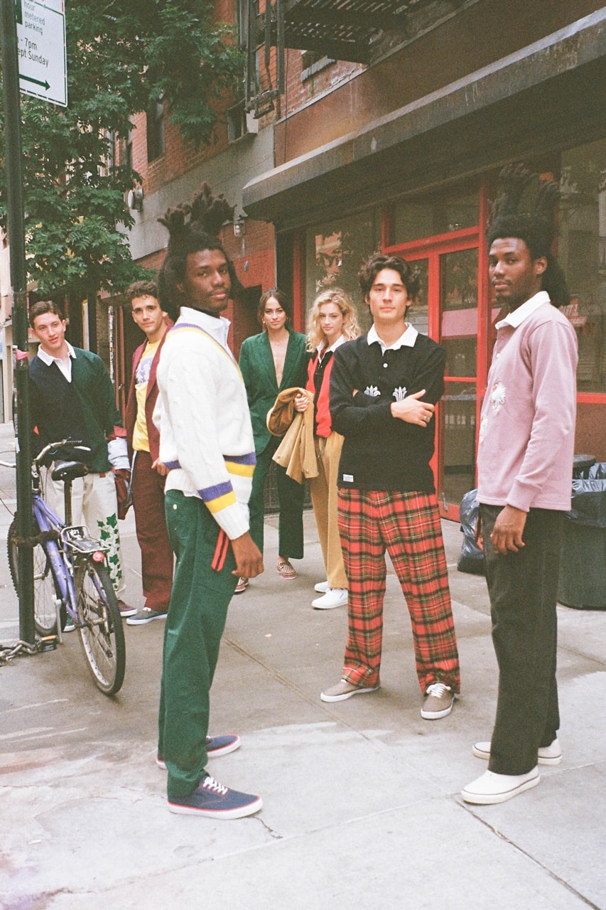 rowing blazers fall winter 2019 drop 2 collection lookbook release brooklyn williamsburg popup pop up shop rugbys blazers georgetown tee tshirt prep fw19 cricket cableknit sweaters post ivy collegiate theme