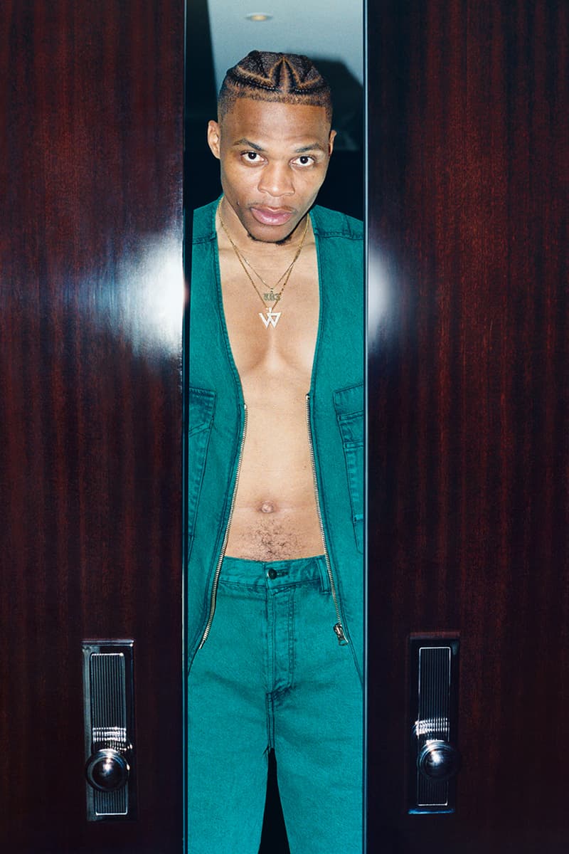 Russell Westbrook x Acne Studios Fall/Winter 2019 Capsule Collection FW19 Lookbook Collaboration Outerwear Jackets Denim Utility Release Information Online In Store Houston Rockets NBA