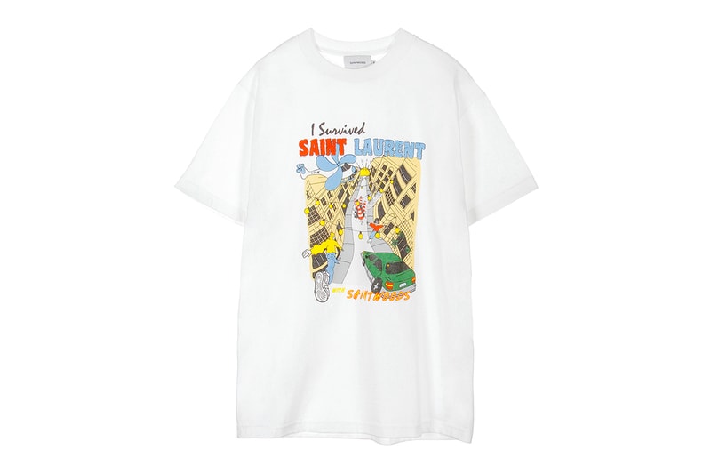 SAINTWOODS SW008 Collection fall winter 2019 capsule streetwear casual sweatshirts graphic tees Nathan Gannage Zach Macklovitch saint laurent blvd