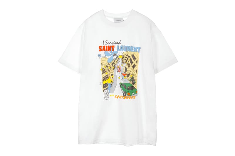 SAINTWOODS SW008 Collection fall winter 2019 capsule streetwear casual sweatshirts graphic tees Nathan Gannage Zach Macklovitch saint laurent blvd