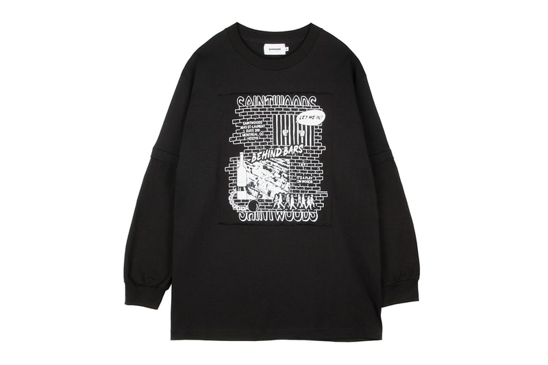 SAINTWOODS SW008 Collection fall winter 2019 capsule streetwear casual sweatshirts graphic tees Nathan Gannage Zach Macklovitch saint laurent blvd