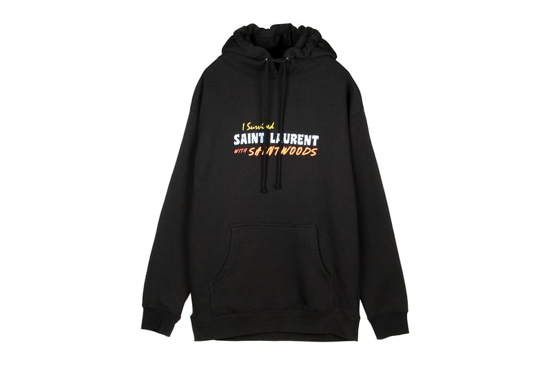 SAINTWOODS SW008 Collection fall winter 2019 capsule streetwear casual sweatshirts graphic tees Nathan Gannage Zach Macklovitch saint laurent blvd