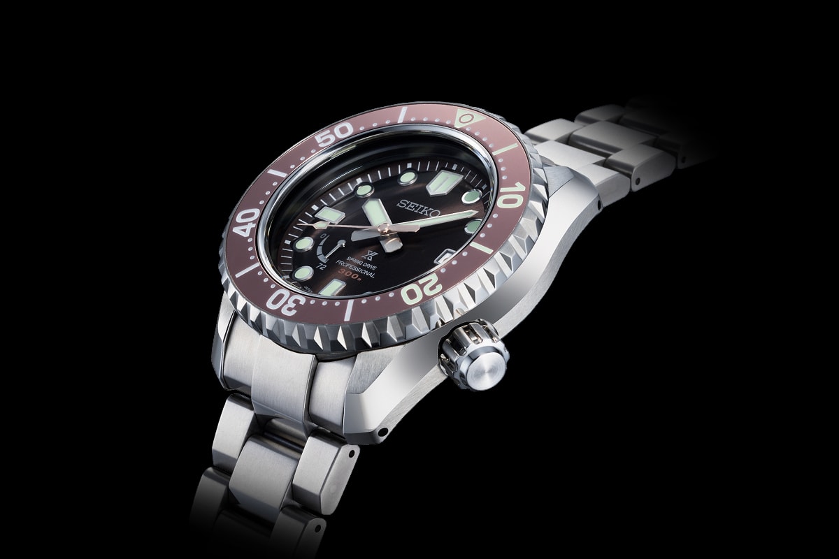 Seiko Prospex LX Line Limited-Edition Cermet Watch Dark Brown Charcoal Gray Violet Gold Platinum Diver Collection 