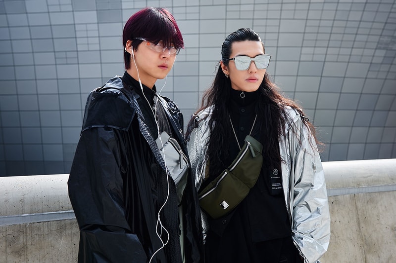Seoul Fashion Week Spring/Summer 2020 Streetsnaps Street Fashion Streetwear Fall Clothing Outewear Coats Bold Prints Looks Photography Styling Sneakers style