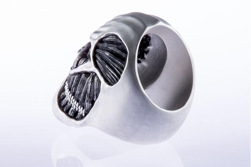 Shoya Taniguchi Attack on Titan Colossal Titan Ring Release info Date Buy Silver 925