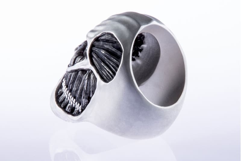 Shoya Taniguchi Attack on Titan Colossal Titan Ring Release info Date Buy Silver 925