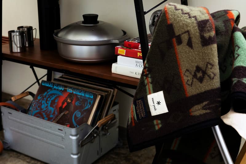 Snow Peak x Pendleton Stormpattern Blanket FW19 fall winter 2019 dark green olive grey gray colors collection line collab collaboration accessories accessory info details pic pics picture pictures price pricing image images