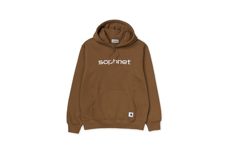 SOPHNET. x Carhartt WIP Fall/Winter 2019 Collection First Look Sweaters Hoodies Long-Sleeve T-Shirts Throwovers Anorak Quarter Zip Beanies Key Chain Tote bag