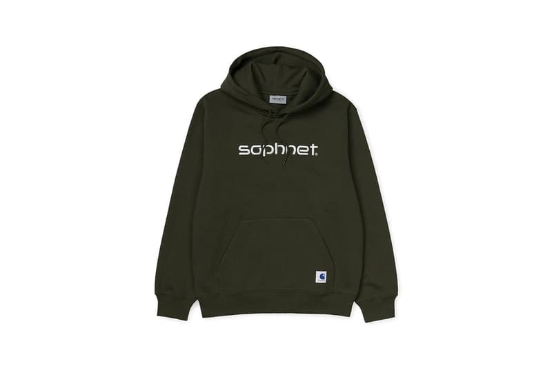 SOPHNET. x Carhartt WIP Fall/Winter 2019 Collection First Look Sweaters Hoodies Long-Sleeve T-Shirts Throwovers Anorak Quarter Zip Beanies Key Chain Tote bag