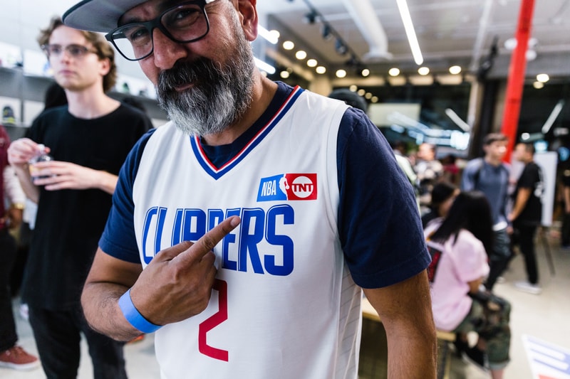 NBA on TNT LA Tip-Off Pop-Up Event Recap dom kennedy soulection jeff gordon los angeles jersey customization 