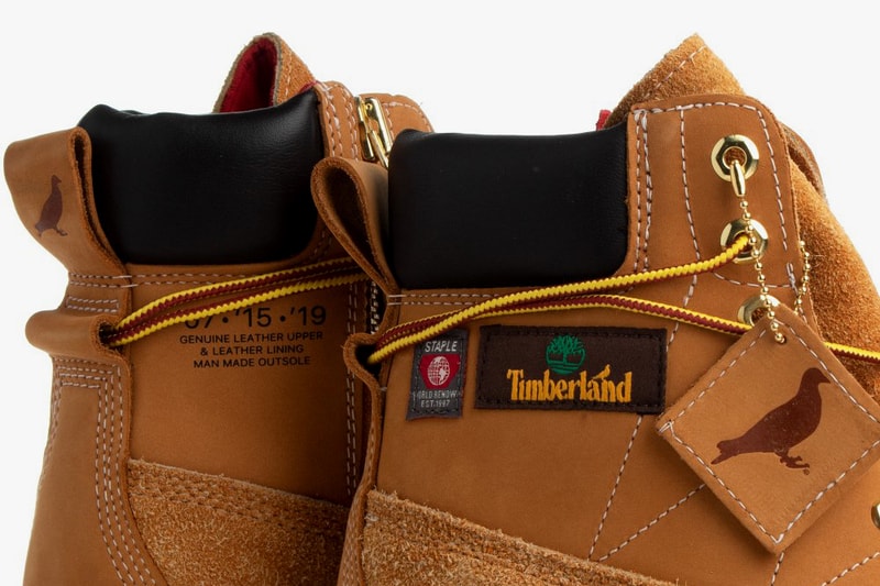staple jeff jeffstaple timberland 6 inch side zip boot wheat release date info photos collaboration colorway