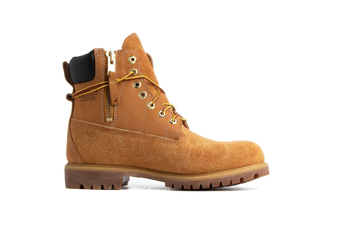 staple jeff jeffstaple timberland 6 inch side zip boot wheat release date info photos collaboration colorway