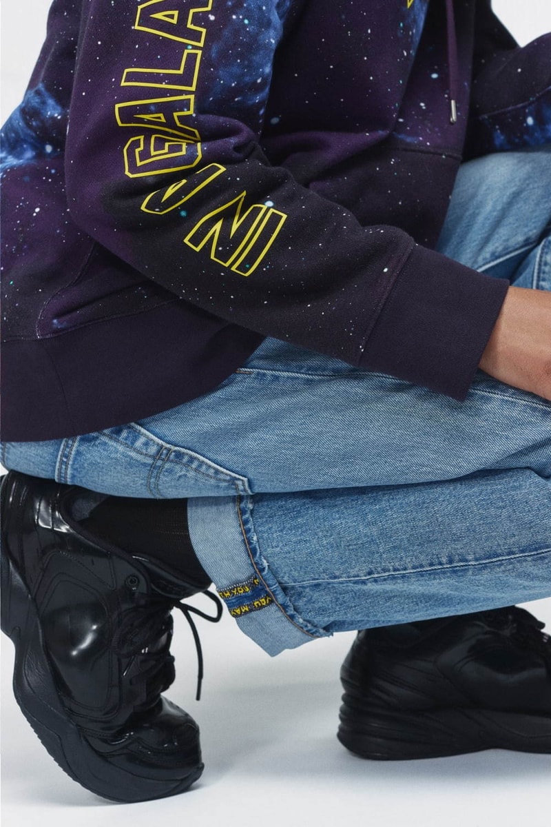 'Star Wars: The Rise of Skywalker' x Levi's FW19 collaboration capsule collection denim jeans 501 trucker jacket hoodie tee shirt long-sleeve chewbacca darth vader c3po r2d2 clothing fall winter 2019 november 1 logo