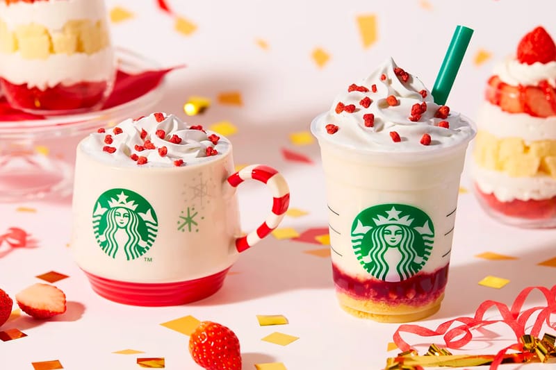 Starbucks Japan Will Offer "Merry Strawberry Cake" Frappuccino for Holidays