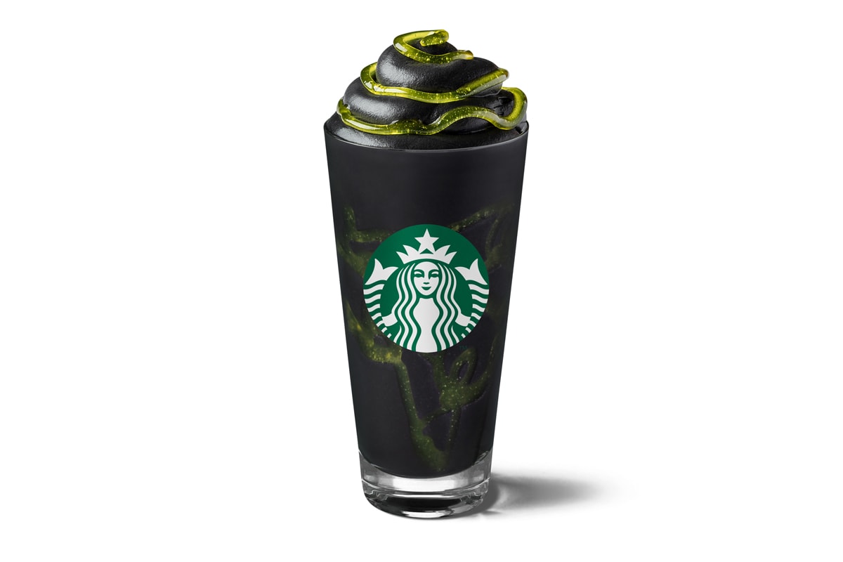 Starbucks Charcoal Phantom Frappuccino Halloween