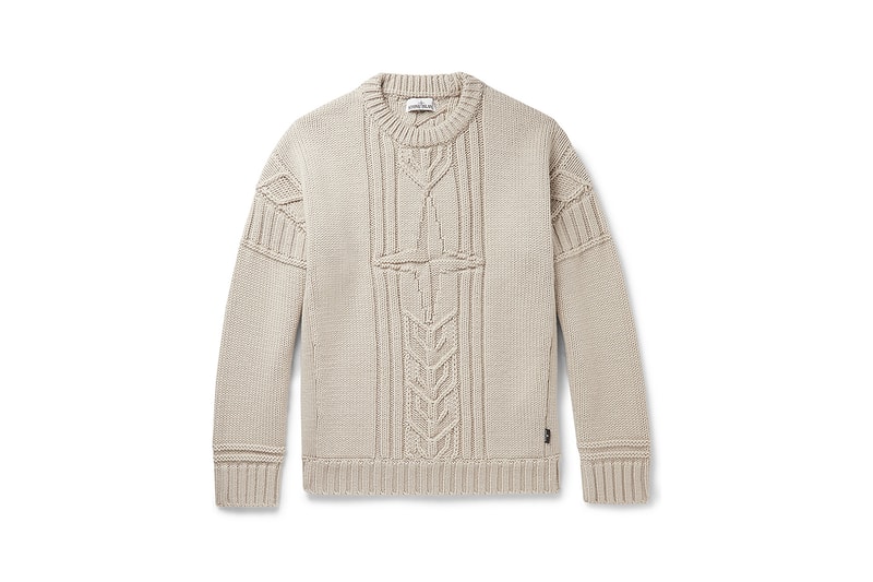 mr porter stone island exclusive spring summer 20 jacket coat parka shearling vest cargo trousers knitwear blush pink cream off white charcoal grey black buy cop purchase