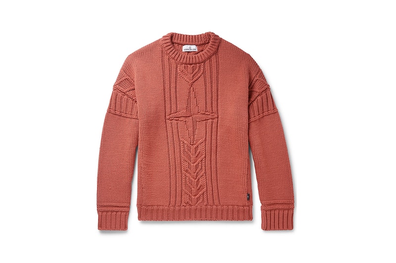 mr porter stone island exclusive spring summer 20 jacket coat parka shearling vest cargo trousers knitwear blush pink cream off white charcoal grey black buy cop purchase
