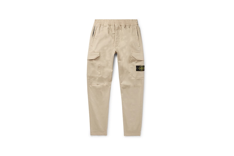 mr porter stone island exclusive spring summer 20 jacket coat parka shearling vest cargo trousers knitwear blush pink cream off white charcoal grey black buy cop purchase