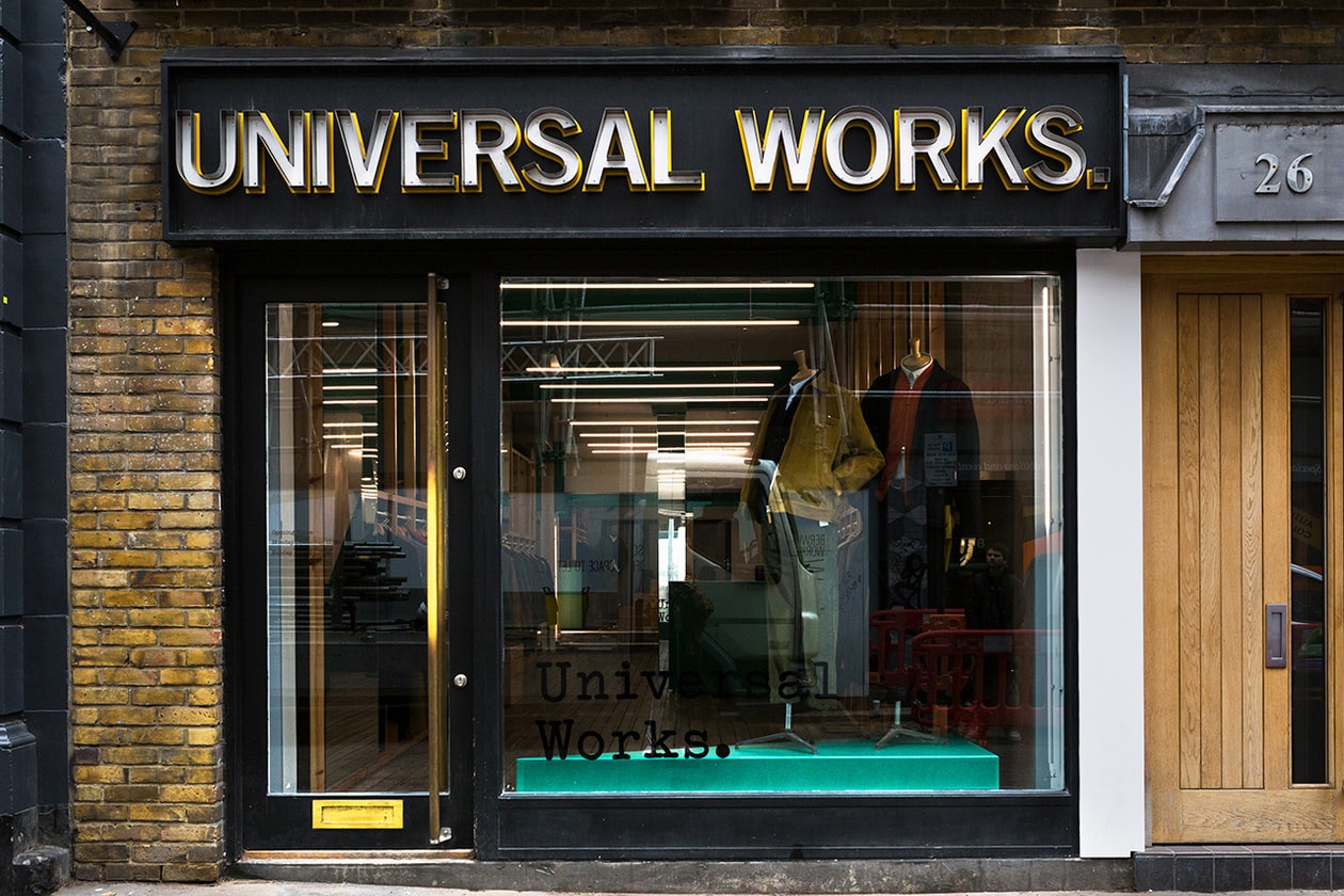 Stores London Soho District Axel Arigato M.C. Overalls Foot Patrol Universal Works