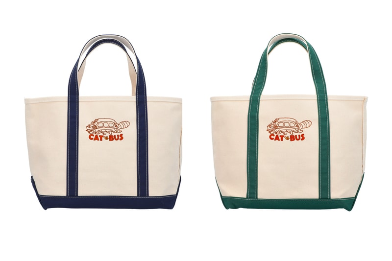 Studio Ghibli LL Bean Totoro Tote Bags hayao miyazaki my neighbor totoro catbus nekobus anime animation movie film 1944 bag ice made in usa