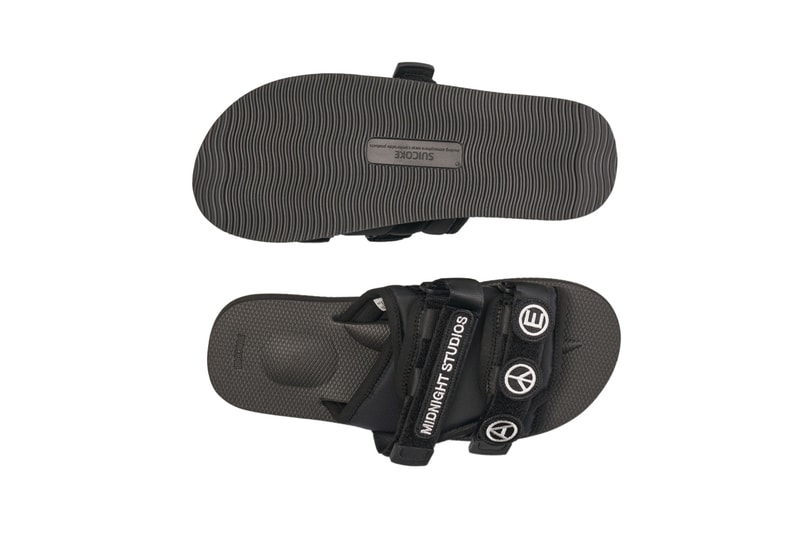 Midnight Studios Suicoke FW19 Sandal Release MOTO-CAB ZAVO-CAB Black White ComplexCon Velcro Patches