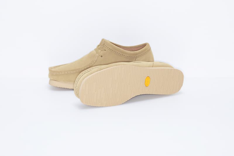 supreme clarks wallabees wallabee low camo black tan vibram gore-tex