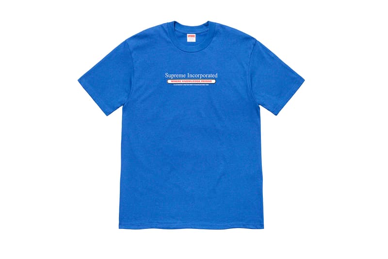 Supreme Fall 2019 Tees: Flower Blue International Priest Ninja Fuck you up