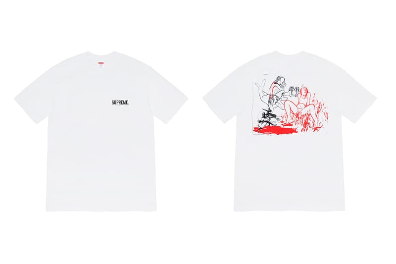 Supreme Fall 2019 Tees: Flower Blue International Priest Ninja Fuck you up