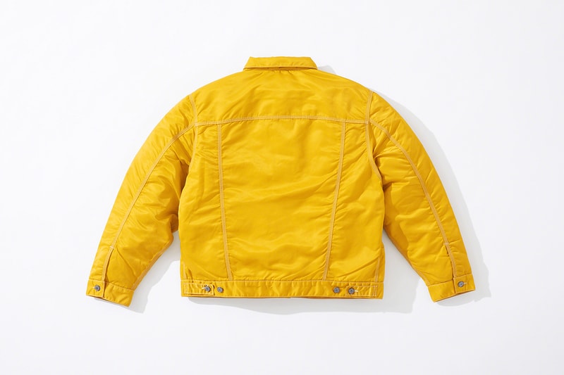 Supreme x Levi's Fall/Winter 2019 Collection Info workwear denim jeans work jackets supreme New York Jackets Nylon Camo Camouflage