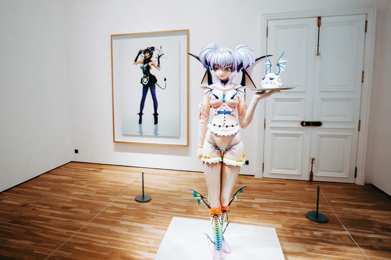 Takashi Murakami "Baka" Exhibition Galerie Perrotin Paris Mr. DOB Paintings Sculptures Devil Ko Qinghua