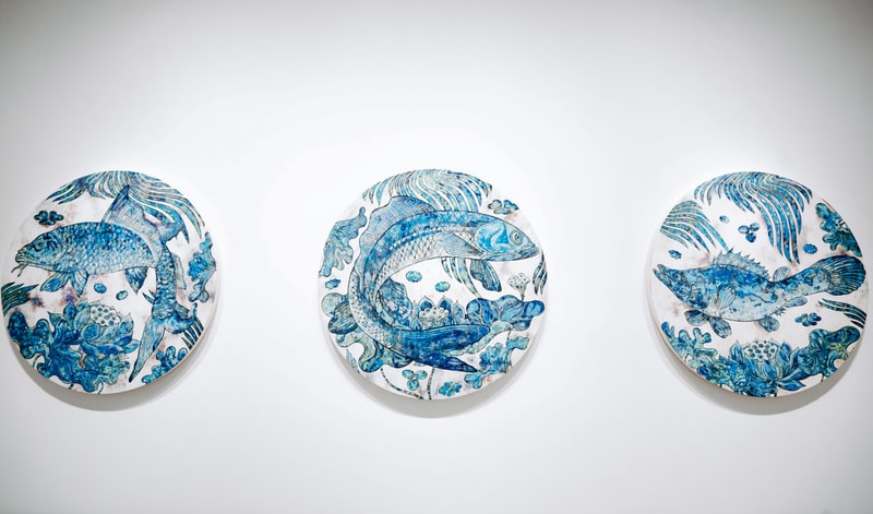 Takashi Murakami "Baka" Exhibition Galerie Perrotin Paris Mr. DOB Paintings Sculptures Devil Ko Qinghua