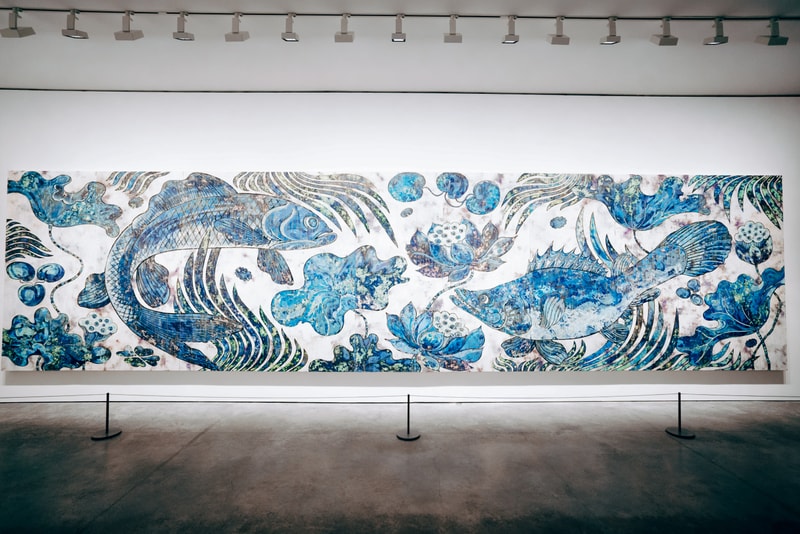 Takashi Murakami "Baka" Exhibition Galerie Perrotin Paris Mr. DOB Paintings Sculptures Devil Ko Qinghua
