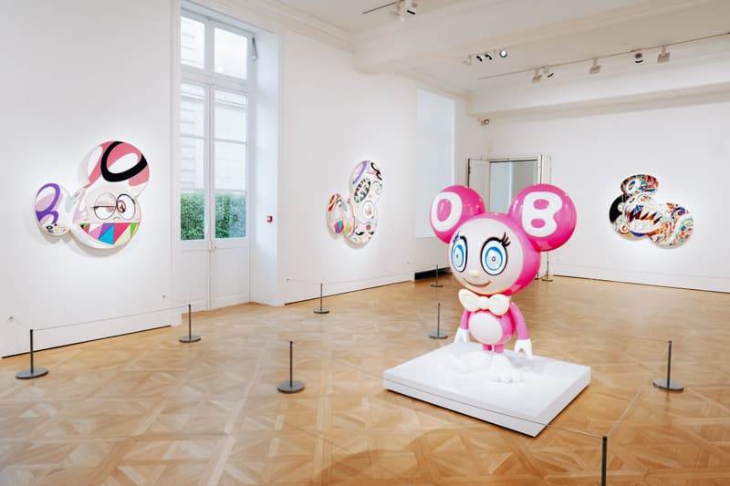 Takashi Murakami "Baka" Exhibition Galerie Perrotin Paris Mr. DOB Paintings Sculptures Devil Ko Qinghua