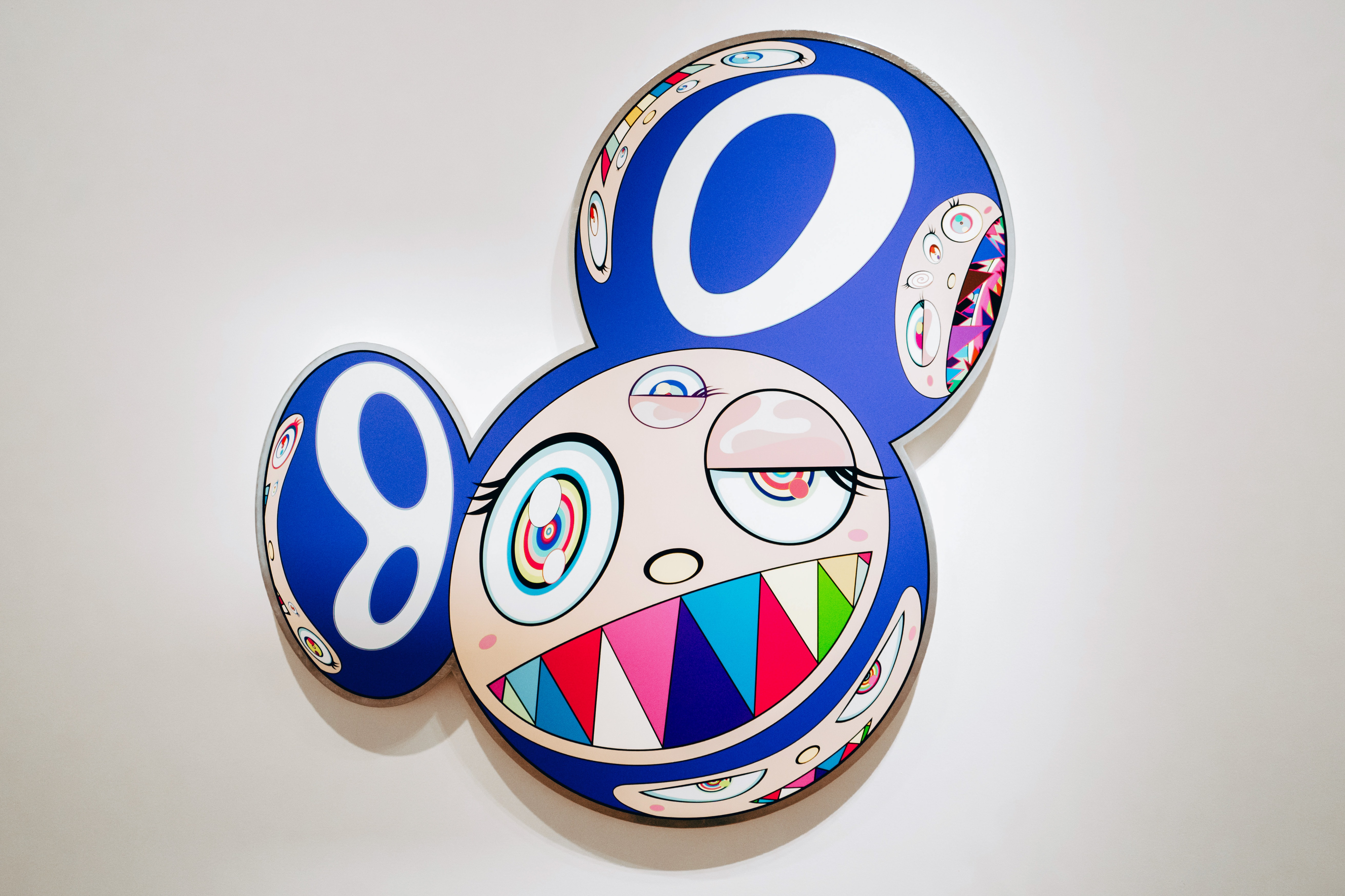 Takashi Murakami "Baka" Exhibition Galerie Perrotin Paris Mr. DOB Paintings Sculptures Devil Ko Qinghua