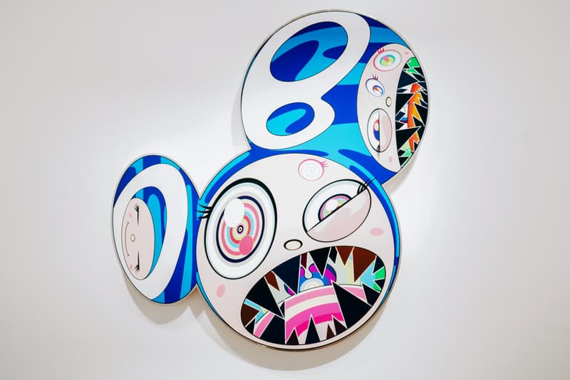 Takashi Murakami "Baka" Exhibition Galerie Perrotin Paris Mr. DOB Paintings Sculptures Devil Ko Qinghua