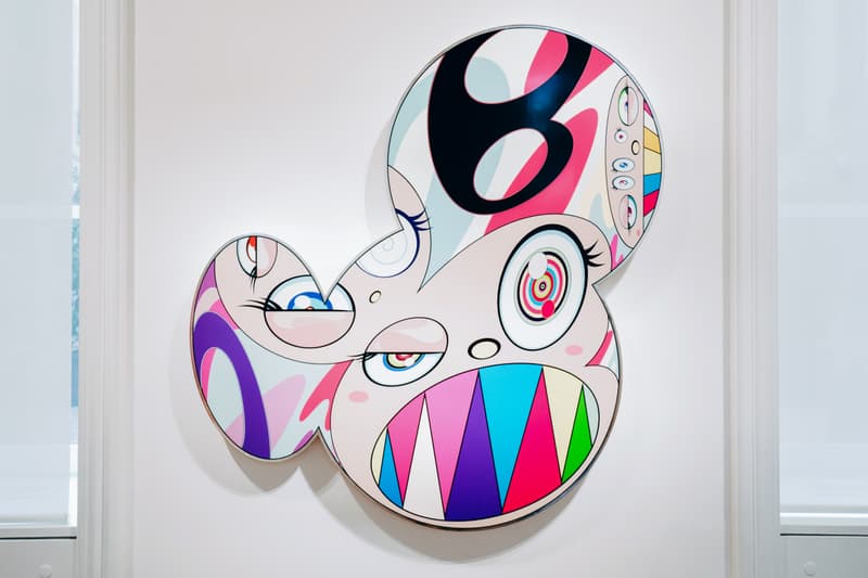 Takashi Murakami "Baka" Exhibition Galerie Perrotin Paris Mr. DOB Paintings Sculptures Devil Ko Qinghua