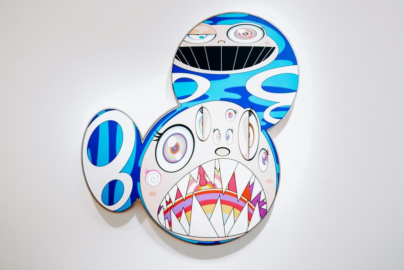 Takashi Murakami "Baka" Exhibition Galerie Perrotin Paris Mr. DOB Paintings Sculptures Devil Ko Qinghua