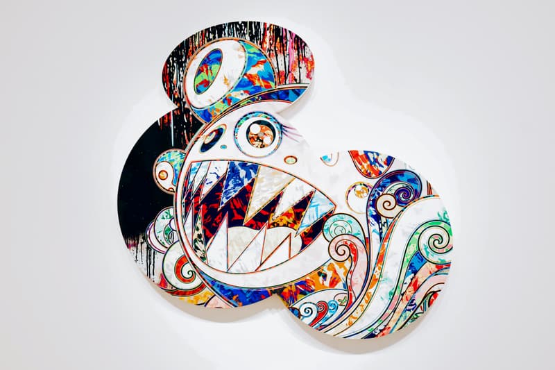 Takashi Murakami "Baka" Exhibition Galerie Perrotin Paris Mr. DOB Paintings Sculptures Devil Ko Qinghua