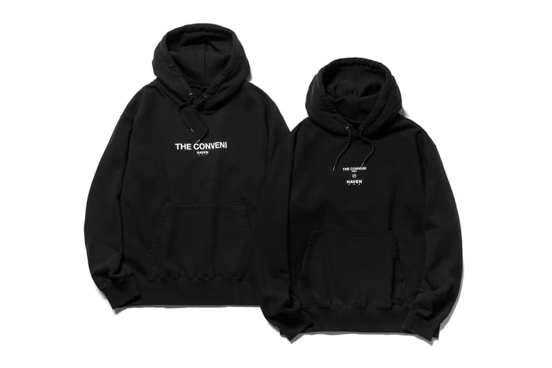 THE CONVENI HAVEN Pop-Up Announcement Release Info Date Black Hoodie short long sleeve T shirt Hiroshi Fujiwara WTAPS fragment design retaW