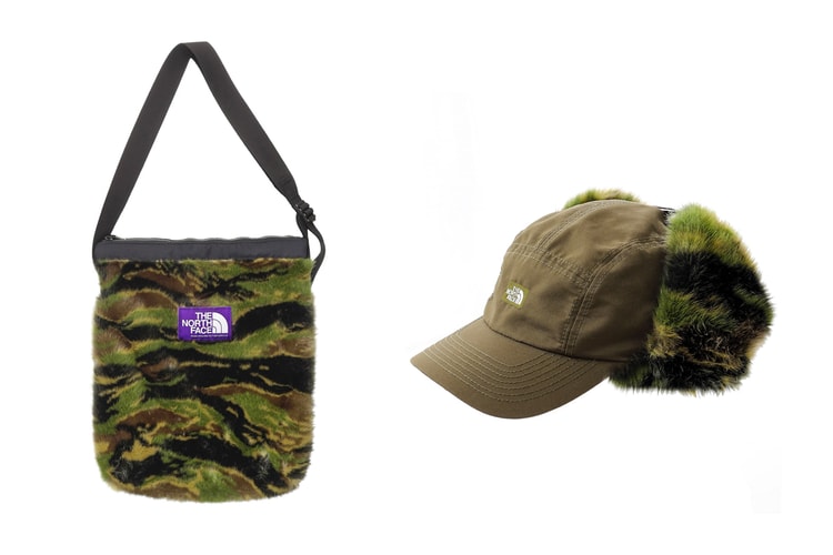THE NORTH FACE PURPLE LABEL Adds Warm Camo Fur to Accessories