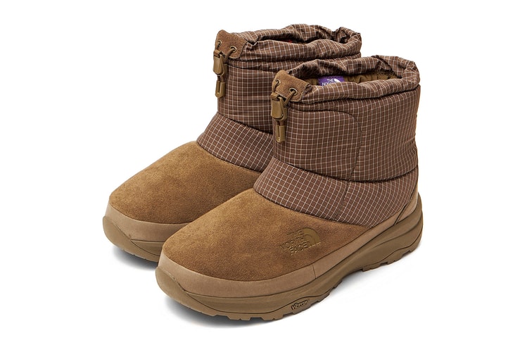 THE NORTH FACE PURPLE LABEL Blends Modern & Traditional Construction in Nuptse Bootie