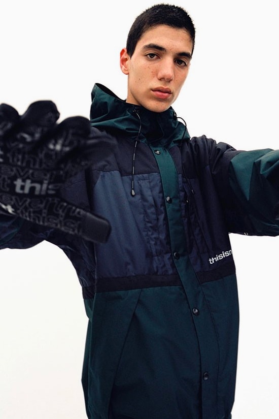 thisisneverthat Fall Winter 2019 GORE TEX Collection outdoor iNFINIUM padded fleece technical hi tech textiles lookbook functional streetwear