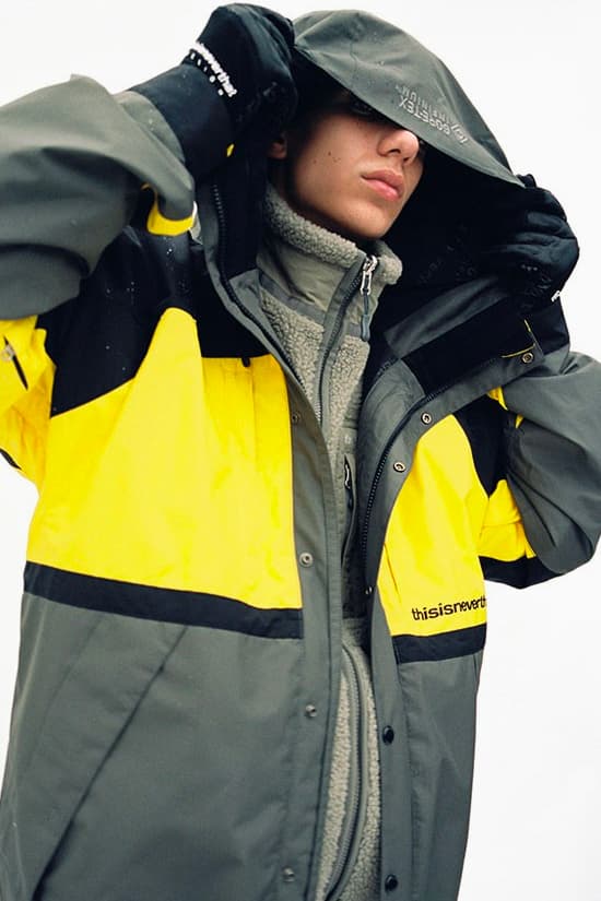 thisisneverthat Fall Winter 2019 GORE TEX Collection outdoor iNFINIUM padded fleece technical hi tech textiles lookbook functional streetwear