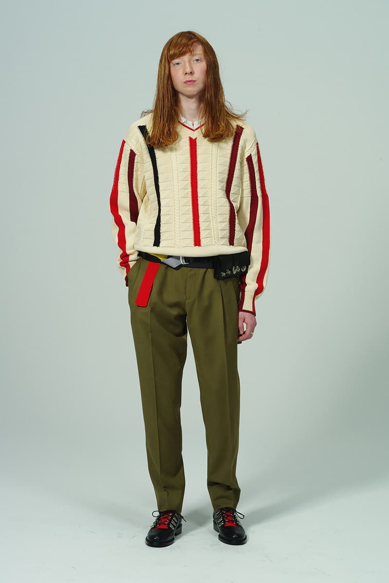 Toga Virilis Spring/Summer 2020 Lookbook Collection Yasuko Furuta Menswear 1950s '50s Inspired Romantic Colors Frills Collars Double Breasted Zazous Suits Blouson Blouse Polo Shirts Rugby Prints Sheer Fabrics