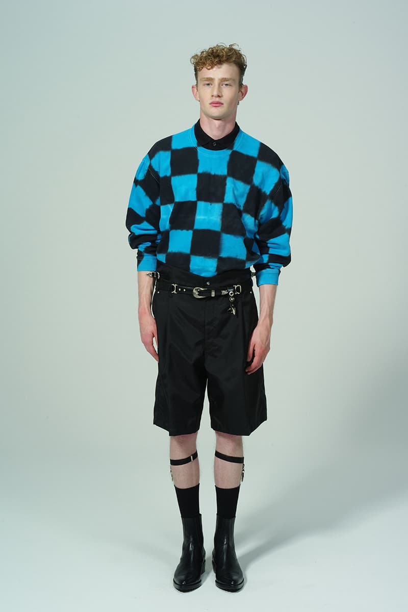 Toga Virilis Spring/Summer 2020 Lookbook Collection Yasuko Furuta Menswear 1950s '50s Inspired Romantic Colors Frills Collars Double Breasted Zazous Suits Blouson Blouse Polo Shirts Rugby Prints Sheer Fabrics