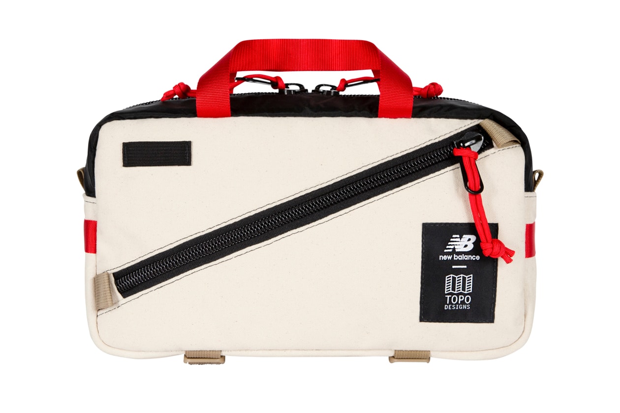 topo designs new balance 574 backpack fanny shoulder bag cream red brown all coasts Rover Quick Pack grid 